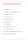 ESSENTIAL SCRIBE ENTRANCE EXAM