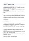 AMCA Practice Test 1 &vert; Questions&comma; Answers & Exam Review