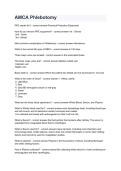 AMCA Phlebotomy &vert; Practice Questions&comma; Answers & Exam Review