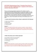 NUR 2063 Pathophysiology Exam 2 Complete Study Guide & Practice Test Bank &vert; Verified Q&A with Detailed Rationales &lpar;2026&sol;2027&rpar;