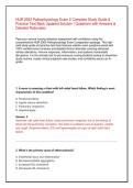 NUR 2063 Pathophysiology Exam 2 Complete Study Guide & Practice Test Bank &vert; Verified Q&A with Detailed Rationales &lpar;2026&sol;2027&rpar;