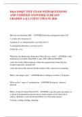 DQA SMQT TEST EXAM WITH QUESTIONS &NewLine;AND VERIFIED ANSWERS&vert;&vert; ALREADY &NewLine;GRADED A&plus;&vert;&vert; LATEST UPDATE 2026