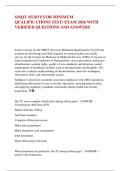 SMQT &lpar;SURVEYOR MINIMUM &NewLine;QUALIFICATIONS TEST&rpar; EXAM 2026 WITH &NewLine;VERIFIED QUESTIONS AND ANSWERS 