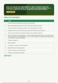 WGU C810 OBJECTIVE ASSESSMENT V1 AND V2 NEWEST 2026 TEST&NewLine;BANK C810 FOUNDATIONS IN HEALTHCARE DATA MANAGEMENT OA V1&NewLine;& V2 WITH COMPLETE 400 REAL EXAM QUESTIONS AND CORRECT