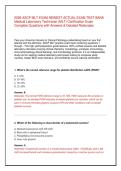 ASCP MLT Exam Newest 2025&sol;2026 Actual Exam Test Bank &vert; Medical Laboratory Technician Certification &vert; Verified Questions & Detailed Rationales