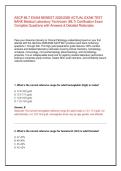 ASCP MLT Exam Newest 2025&sol;2026 Actual Exam Test Bank &vert; Medical Laboratory Technician Certification &vert; Verified Questions & Detailed Rationales