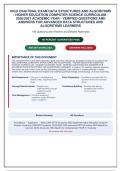 WGU C949 FINAL EXAM DATA STRUCTURES AND ALGORITHMS&NewLine;- HIGHER EDUCATION COMPUTER SCIENCE CURRICULUM -&NewLine;2026&sol;2027 ACADEMIC YEAR - VERIFIED QUESTIONS AND&NewLine;ANSWERS FOR ADVANCED DATA STRUCTURES AND&NewLine;ALGORITHMS LEARNERS&NewLine;