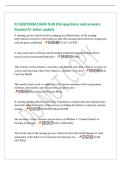 P2 MIDTERM EXAM NUR 016 questions and answers&NewLine;Graded A&plus; latest update&NewLine;A nursing process which involves judging the effectiveness of the nursing&NewLine;intervention in relation to the behavior after the nursing intervention in comparison&NewLine;with the goal establi