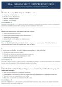 Indiana RCA Jurisprudence &ndash; Practice Exam with Answers & Rationales