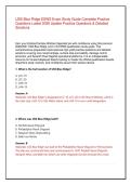 USS Blue Ridge ESWS Exam Study Guide &vert; Complete Practice Questions & Detailed Solutions &vert; Latest 2026-2027 Update