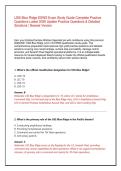 USS Blue Ridge ESWS Exam Study Guide &vert; Complete Practice Questions & Detailed Solutions &vert; Latest 2026-2027 Update