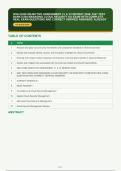 WGU D320 OBJECTIVE ASSESSMENT V1 & V2 NEWEST 2026&sol; 2027 TEST&NewLine;BANK D320 MANAGING CLOUD SECURITY OA EXAM WITH COMPLETE&NewLine;REAL EXAM QUESTIONS AND CORRECT VERIFIED ANSWERS&sol; ALREADY