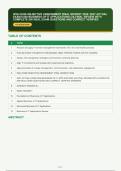 WGU D336 OBJECTIVE ASSESSMENT FINAL NEWEST 2026&sol; 2027 ACTUAL&NewLine;EXAM D336 BUSINESS OF IT APPLICATIONS OA FINAL REVIEW WITH&NewLine;COMPLETE 200 REAL EXAM QUESTIONS AND CORRECT VERIFIED
