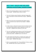 WGU HESI NUTRITION QUESTIONS WITH ACCURATE SOLUTIONSS&period;TUDY GUIDE EXAM QUESTIONS AND ACCURATE ANSWER&sol;GRADED A&plus; &sol;JUST RELEASED &sol;