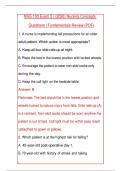 NSG 100 Exam 2 &vert; &lpar;2026&rpar; Nursing Concepts &NewLine;Questions &vert; Fundamentals Review &lpar;PDF