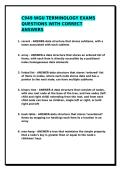 C949 WGU TERMINOLOGY EXAMS QUESTIONS WITH CORRECT ANSWERS&period;&sol;STUDY GUIDE EXAM QUESTIONS AND ACCURATE ANSWER&sol;GRADED A&plus; &sol;JUST RELEASED &sol;