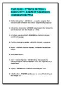 C949 WGU TERMINOLOGY EXAMS QUESTIONS WITH CORRECT ANSWERS&period;&sol;STUDY GUIDE EXAM QUESTIONS AND ACCURATE ANSWER&sol;GRADED A&plus; &sol;JUST RELEASED &sol;