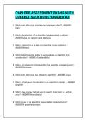 C949 WGU TERMINOLOGY EXAMS QUESTIONS WITH CORRECT ANSWERS&period;&sol;STUDY GUIDE EXAM QUESTIONS AND ACCURATE ANSWER&sol;GRADED A&plus; 