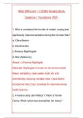 NSG 300 Exam 1 &vert; &lpar;2026&rpar; Nursing Study&NewLine;Questions &vert; Foundations &lpar;PDF&rpar;
