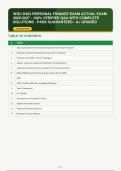 WGU D363 PERSONAL FINANCE EXAM ACTUAL EXAM&NewLine;2026&sol;2027 - 100&percnt; VERIFIED Q&A WITH COMPLETE&NewLine;SOLUTIONS - PASS GUARANTEED - A&plus; GRADED&NewLine;