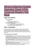 Illinois Collection System Operator Exam 2026&sol;2027 &vert; S-Tier Mastery Test Bank & Study Guide &vert; All  Questions Answered with Formulas & Rationale