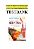 TestBankPublicHealth Nursing&colon;Population-Centered &NewLine;HealthCarein theCommunity10thEditionISBN&colon; &NewLine;9780323611114byJeanetteLancaster&comma;MarciaStanhope &NewLine;TESTBANK