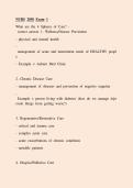 NURS 2030 Exam 1 Study Guide &vert; Nursing Exam 1 Practice Questions & Answers