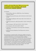 MARYLAND MASTER ELECTRICIAN EXAM 150 &NewLine;QUESTIONS WITH ANSWERS & DETAILED &NewLine;RATIONALES &vert; 2026&sol;2027 EDITION