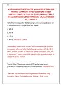 M100 COMMUNITY ASSOCIATION MANAGEMENT EXAM AND &NewLine;PRACTICE EXAM WITH REVIEW QUESTIONS NEWEST &NewLine;2026&sol;2027 COMPLETE EXAM 300 QUESTIONS AND CORRECT &NewLine;DETAILED ANSWERS &lpar;VERIFIED ANSWERS&rpar; &vert;ALREADY GRADED &NewLine;A&plus;&vert;&vert;JUST OUT&excl;&excl;&excl;