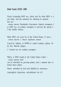 ENST 2030 Final Exam Study Guide &vert; Environmental Science Practice Questions & Answers
