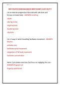 MAT PILATES EXAM-BALANCED BODY EXAM &vert;&vert;JUST OUT&excl;&excl;&excl; 