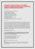 NSG 6020 3P EXAM QUESTIONS AND CORRECT &NewLine;ANSWERS &lpar;VERIFIED ANSWERS&rpar; PLUS RATIONALES &NewLine;2026 Q&A &vert; INSTANT DOWNLOAD PDF&period; 