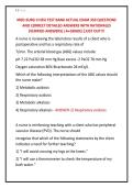 MED-SURG II HESI TEST BANK ACTUAL EXAM 350 QUESTIONS &NewLine;AND CORRECT DETAILED ANSWERS WITH RATIONALES &NewLine;&lpar;VERIFIED ANSWERS&rpar; &vert;A&plus;GRADE&vert;&vert;JUST OUT&excl;&excl;&excl; 