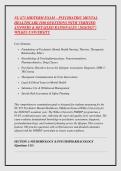 NU 673 MIDTERM EXAM &ndash; PSYCHIATRIC MENTAL &NewLine;HEALTHCARE I100 QUESTIONS WITH VERIFIED &NewLine;ANSWERS & DETAILED RATIONALES &vert; 2026&sol;2027 &vert; &NewLine;WILKES UNIVERSITY