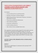 NUR 211 FINAL EXAM QUESTIONS AND CORRECT &NewLine;ANSWERS &vert; LATEST UPDATE 2026&sol;2027 &vert; 100&percnt; &NewLine;VERIFIED &vert; GUARANTEED PASS A&plus; 