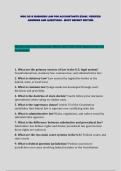 WGU D216 BUSINESS LAW FOR ACCOUNTANTS EXAM &vert; VERIFIED ANSWERS AND QUESTIONS - MOST RECENT EDITION&NewLine;&NewLine;