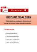 NRNP 6675 Final Exam 2025-2026 &vert; 100&plus; Verified Questions & Answers with Expert Rationales &vert; PMHNP Lifespan II &ndash; Walden University &vert; Comprehensive Study Guide &vert; Graded A&plus;