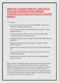 PORTAGE LEARNING BIOD 152&colon; A&P II FINAL &NewLine;EXAM 150 QUESTIONS WITH VERIFIED &NewLine;ANSWERS & DETAILED RATIONALES &vert; 2026&sol;2027 &NewLine;EDITION