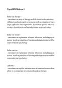 PSYCH 2030 Midterm 1 Study Guide &vert; Psychology Practice Questions & Answers