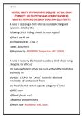MENTAL HEALTH ATI PROCTORED 2026&sol;2027 ACTUAL EXAM &NewLine;COMPLETE 100 QUESTIONS AND CORRECT ANSWERS &NewLine;&lpar;VERIFIED ANSWERS&rpar; &vert;ALREADY GRADED A&plus;&vert;&vert;JUST OUT&excl;&excl;&excl; 