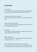 PSYC 2030 Chapter 1 Study Guide &vert; Psychology Practice Questions & Answers