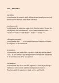 PSYC 2030 Exam 1 &vert; Study Guide&comma; Practice Questions & Answers