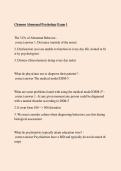 Clemson Abnormal Psychology Exam 1 &vert; Study Guide&comma; Practice Questions & Answers