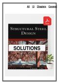 Solutions Manual for Structural Steel Design &lpar;3rd Edition&comma; 2020&rpar; by Aghayere &ndash; Covers All 13 Chapters&NewLine;