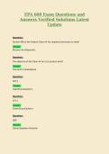 EPA 608 Exam Questions and Answers Verified Solutions Latest Update 3