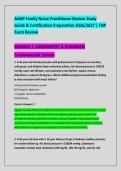 AANP Family Nurse Practitioner Review Study &NewLine;Guide & Certification Preparation 2026&sol;2027 &vert; FNP &NewLine;Exam Review