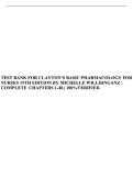 Clayton&rsquo;s Basic Pharmacology for Nurses&comma; 19th Edition&comma; Michelle Willihnganz &mdash; Complete Test Bank and Practice Questions