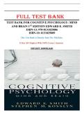 Cognitive Psychology&colon; Mind and Brain&comma; 1st Edition&comma; Edward E&period; Smith &mdash; Test Bank and Practice Questions