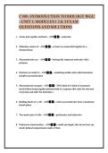 C190 EXAMS WITH CORRECT ANSWERS&sol;GRADED A&plus; &sol;GUARANTEED PASS 