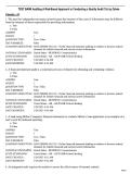 Auditing&colon; A Risk-Based Approach to Conducting a Quality Audit&comma; 12th Edition&comma; Karla Johnstone & Audrey Gramling &mdash; Test Bank and Practice Questions